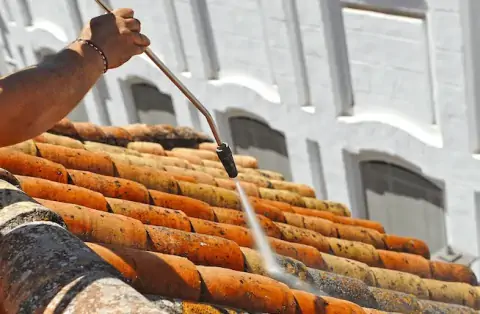 Nettoyage de toitures - Le Breuil